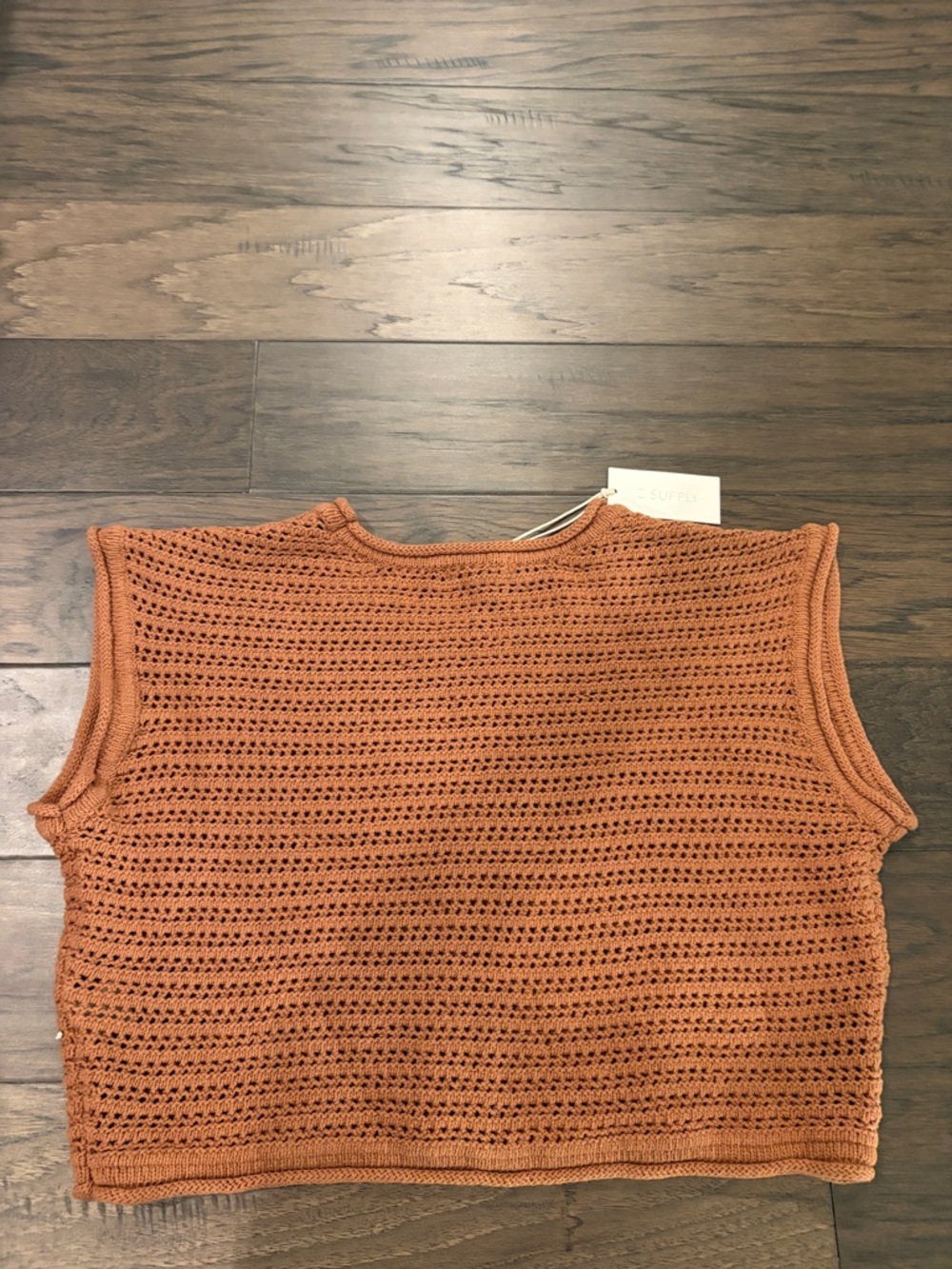 New With Tags Z Supply cropped Cotton Sweater Sz M - Picture 8 of 8